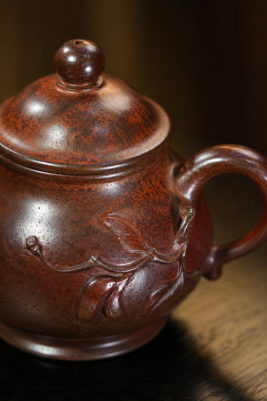 Product view 3 of 130ml Pan Hu zisha teapot in Zini Clay, No. 355