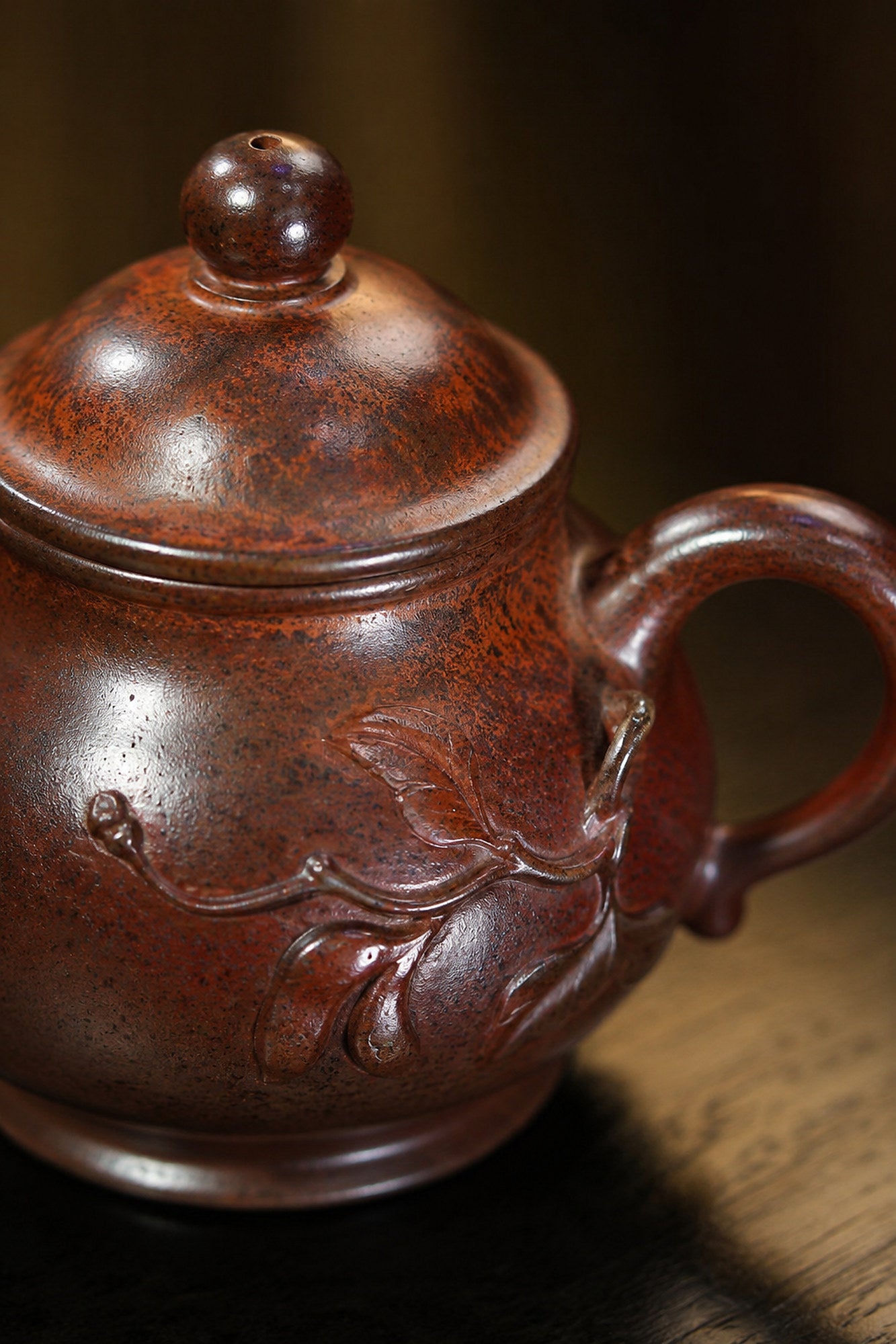 Product view 3 of 130ml Pan Hu zisha teapot in Zini Clay, No. 355