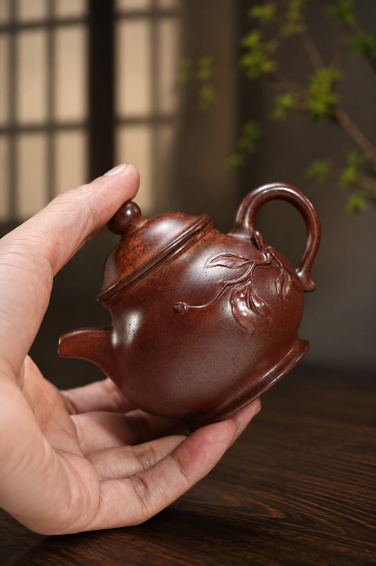 Product view 7 of 130ml Pan Hu zisha teapot in Zini Clay, No. 355