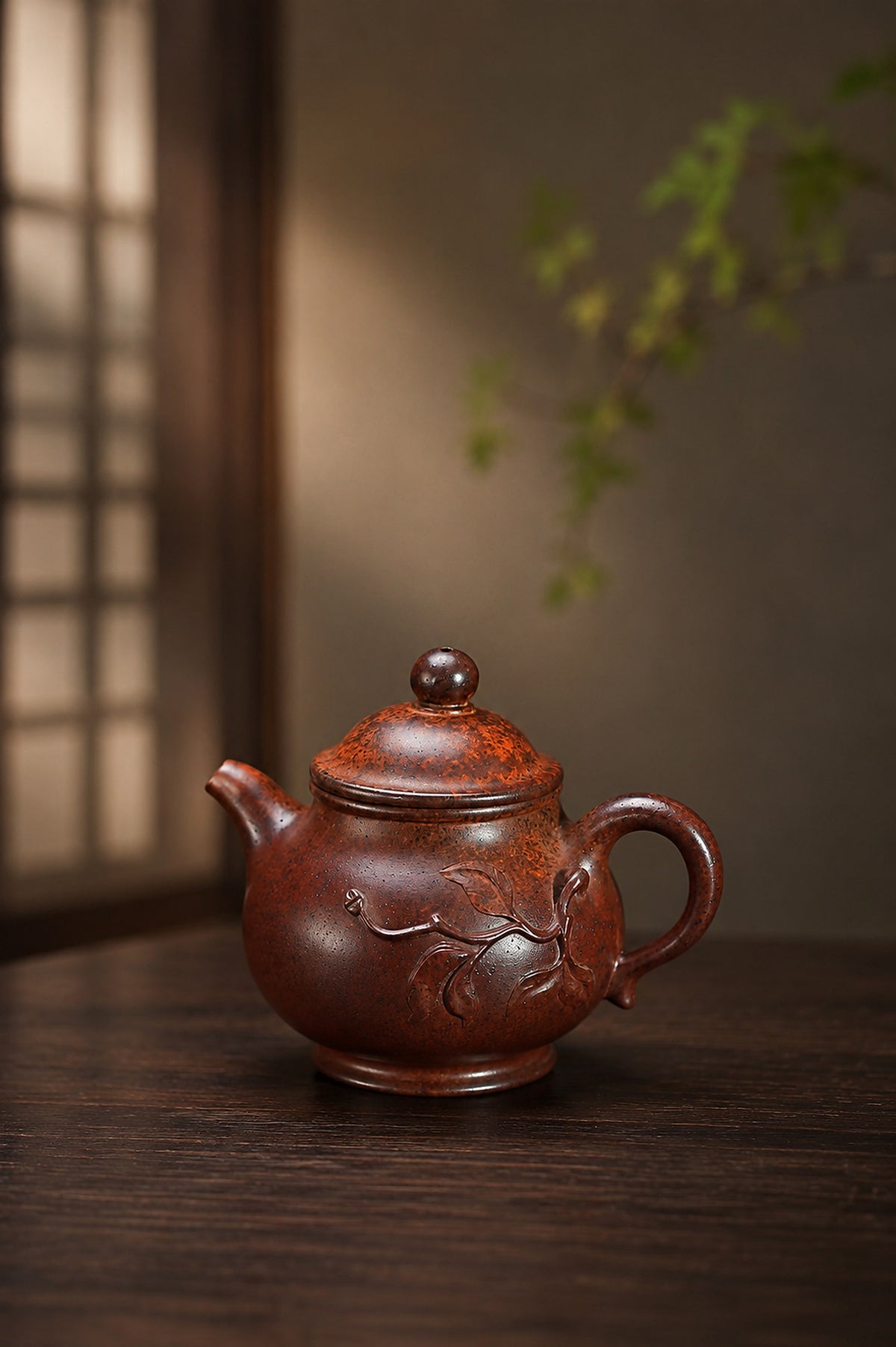 Product view 9 of 130ml Pan Hu zisha teapot in Zini Clay, No. 355