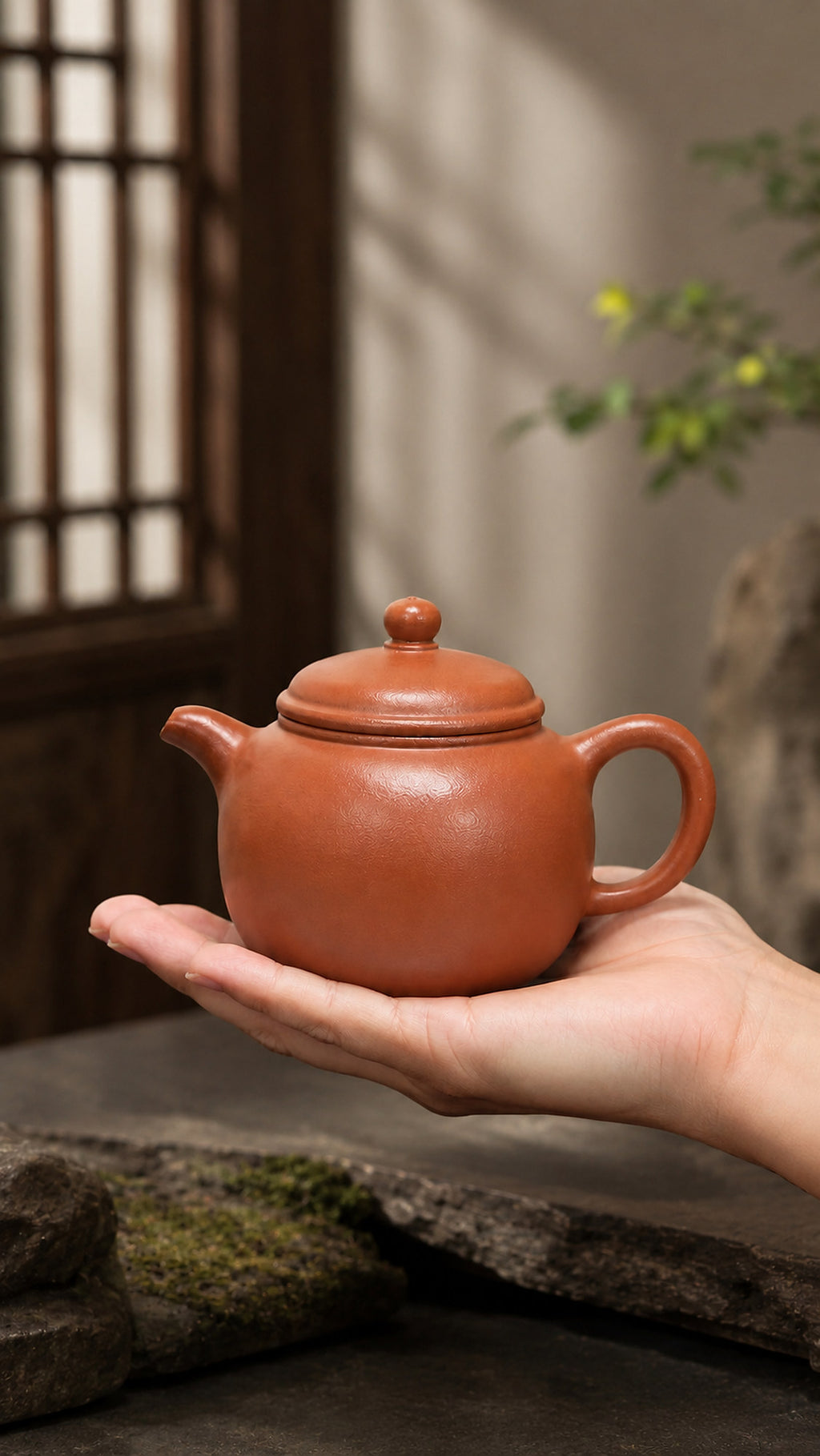 Product view 2 of 140ml Paozun zisha teapot in Red Jiangponi Clay, No. 055