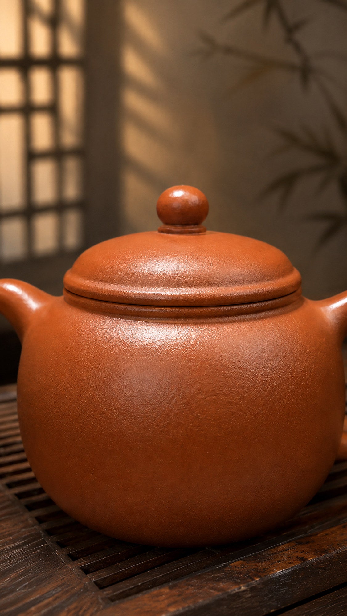Product view 3 of 140ml Paozun zisha teapot in Red Jiangponi Clay, No. 055