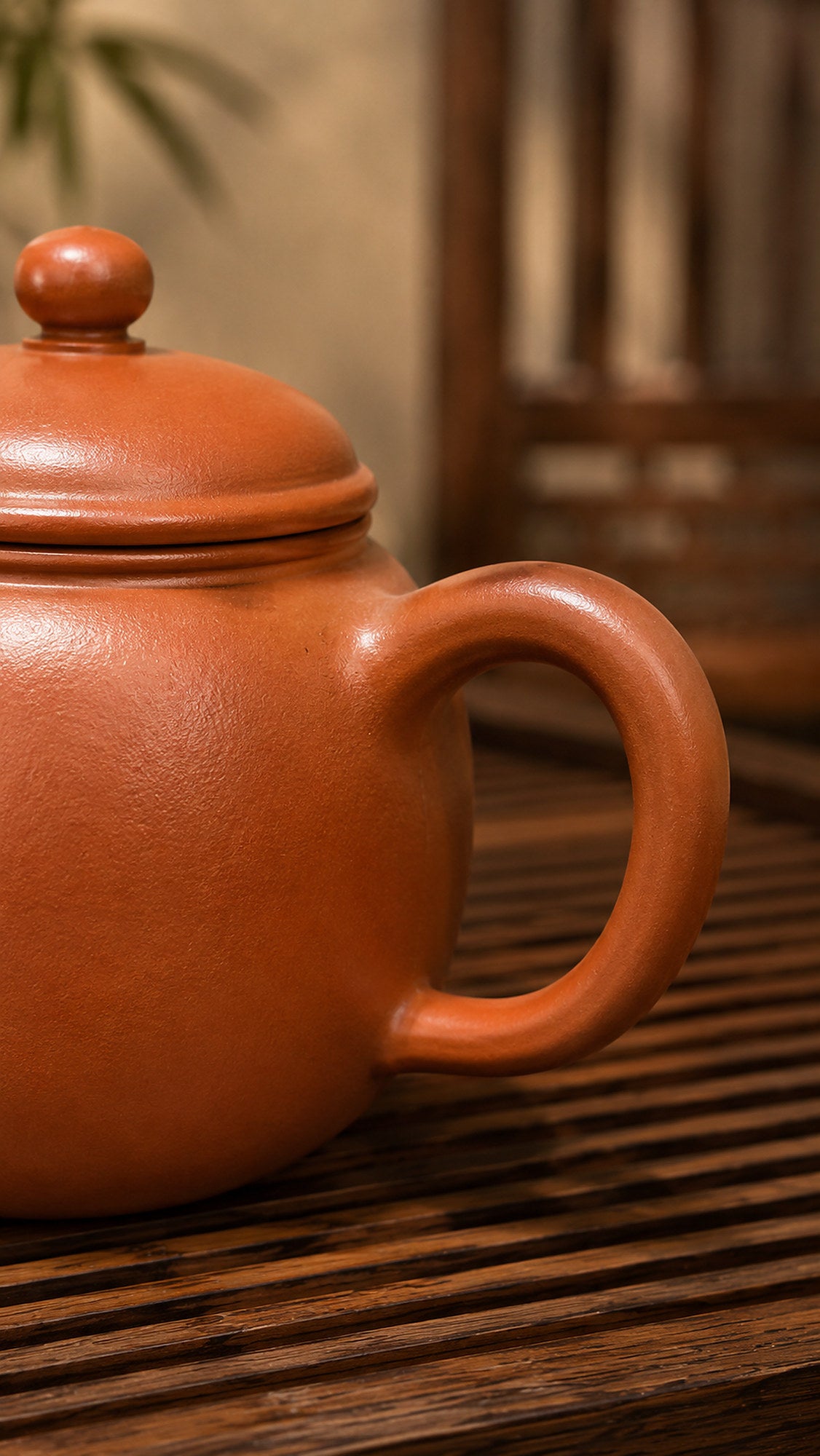 Product view 5 of 140ml Paozun zisha teapot in Red Jiangponi Clay, No. 055