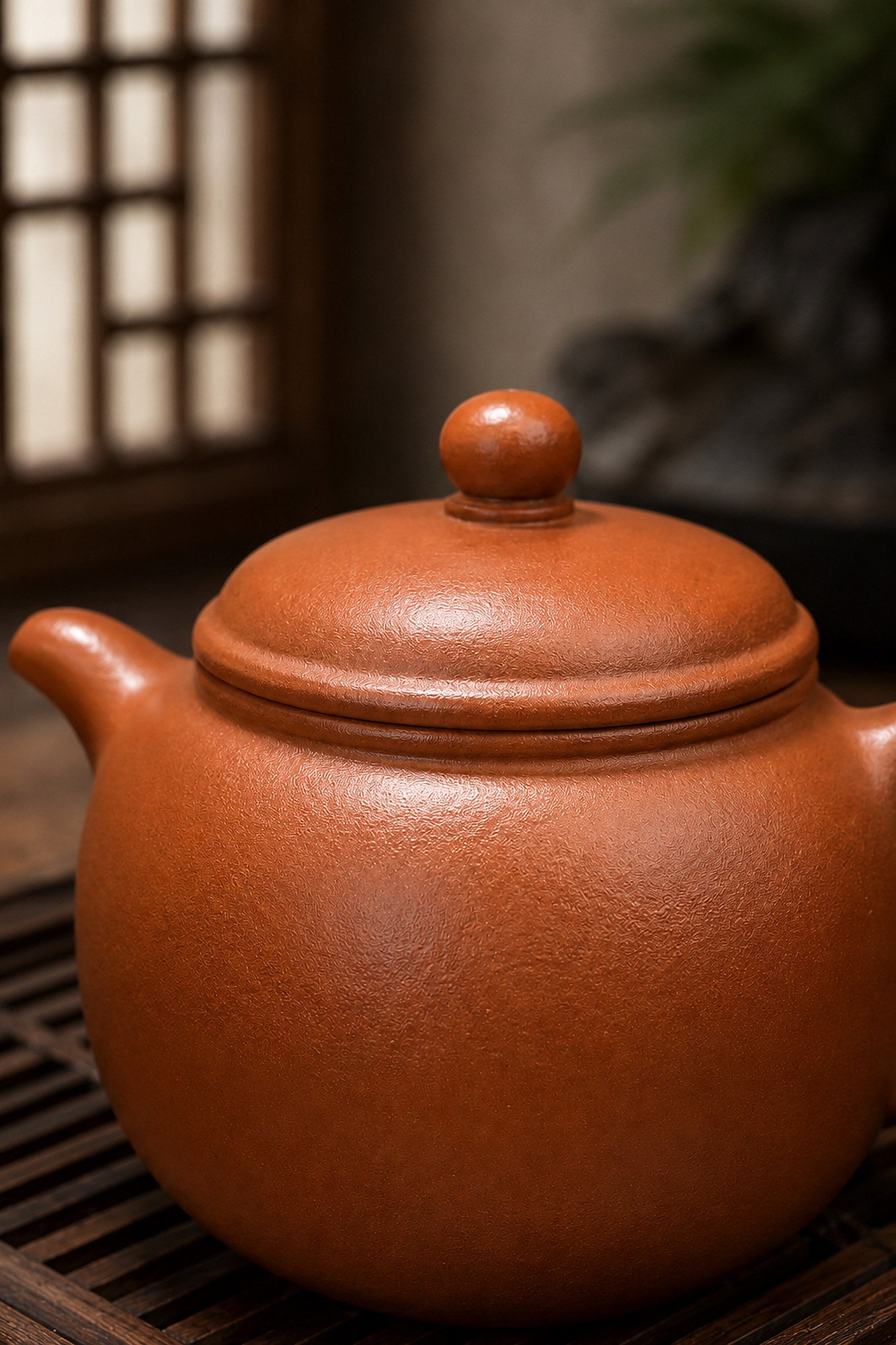 Product view 8 of 140ml Paozun zisha teapot in Red Jiangponi Clay, No. 055