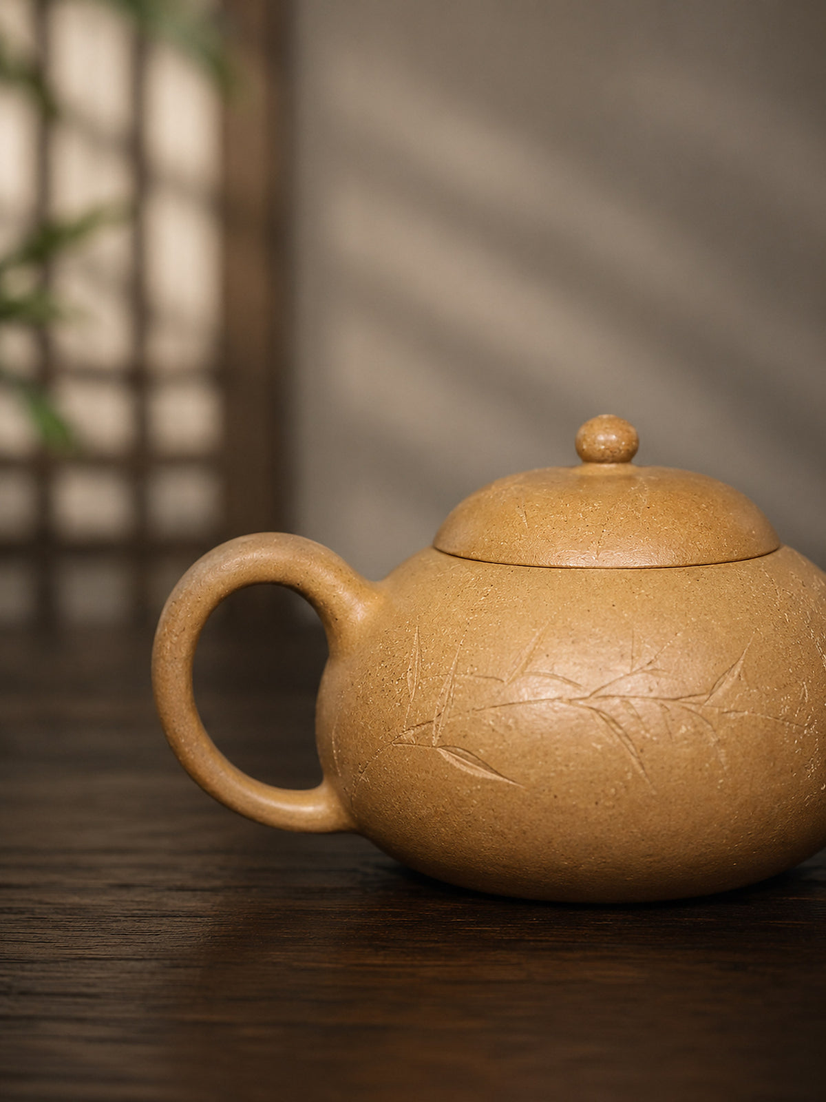 Product view 8 of 120ml Pear-Shaped zisha teapot in Aged Duanni Clay, No. 418