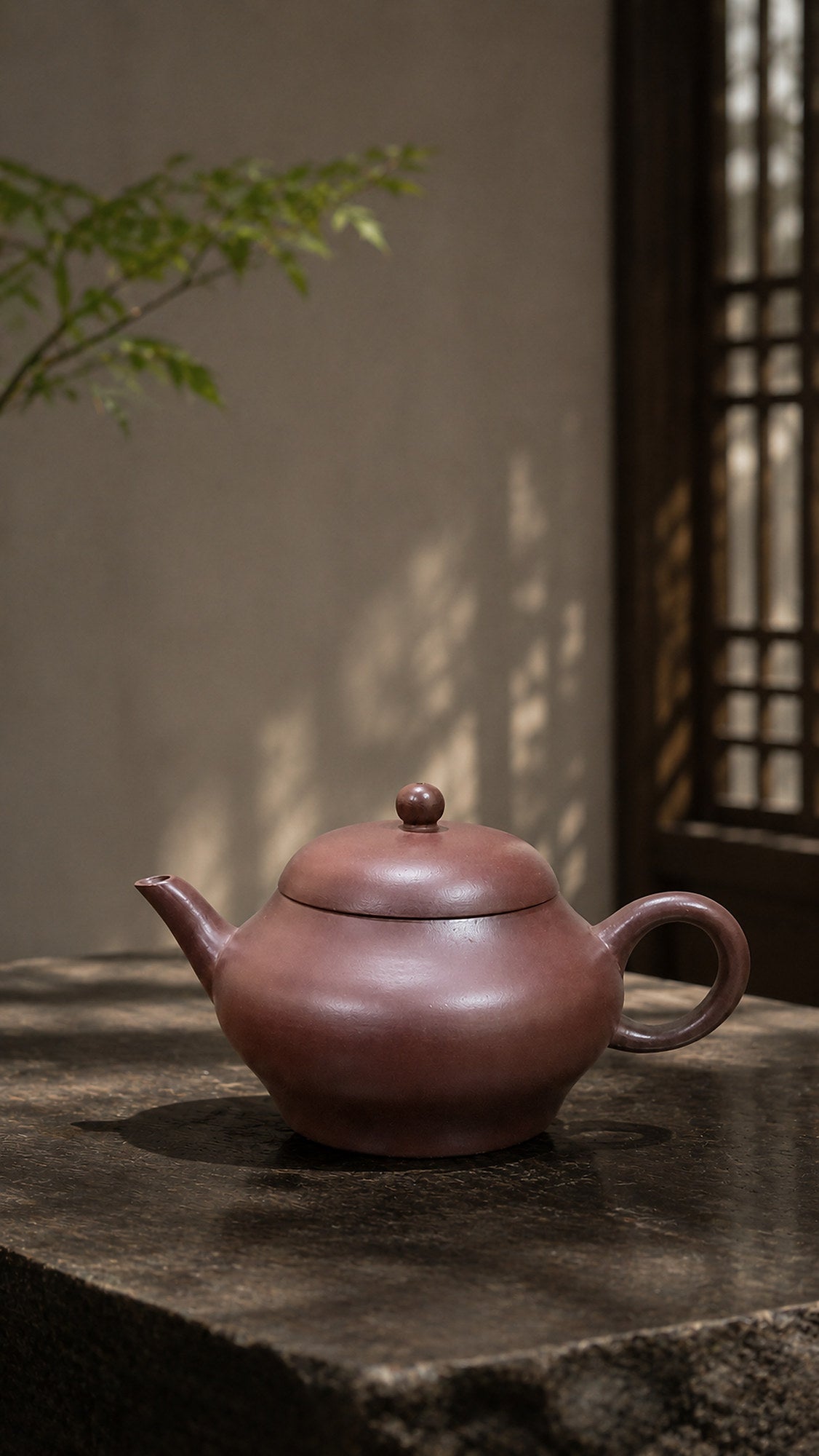 Product view 4 of 100ml Pear-Shaped zisha teapot in Longxuesha Clay, No. 060