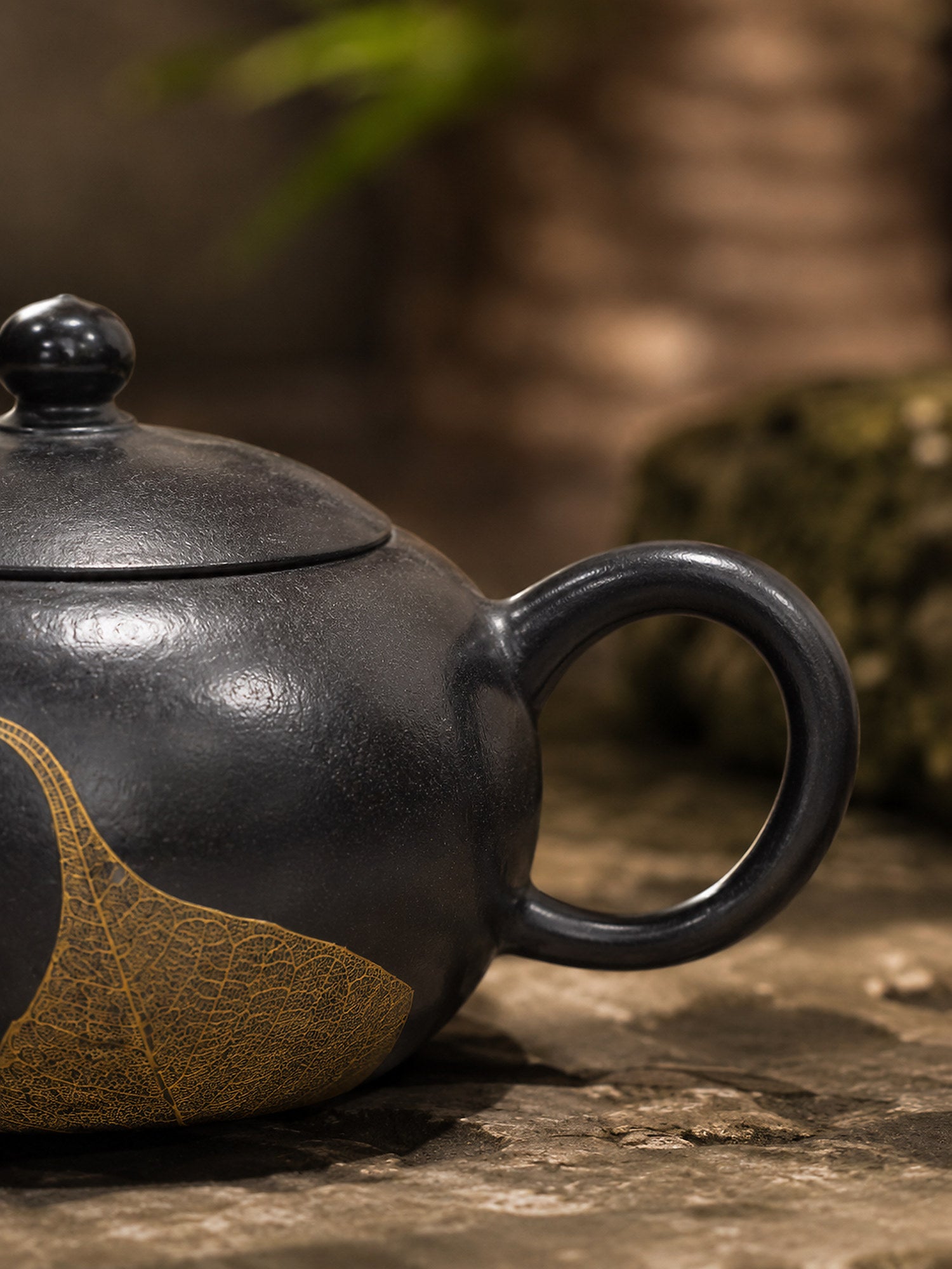Product view 5 of 90ml Pear-Shaped zisha teapot in Reduction-Fired Zhuni Clay, No. 047
