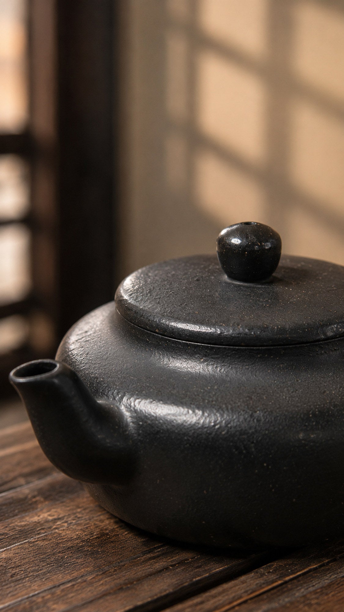 Product view 3 of 100ml Pear-Shaped zisha teapot in Reduction-Fired Zhuni Clay, No. 208
