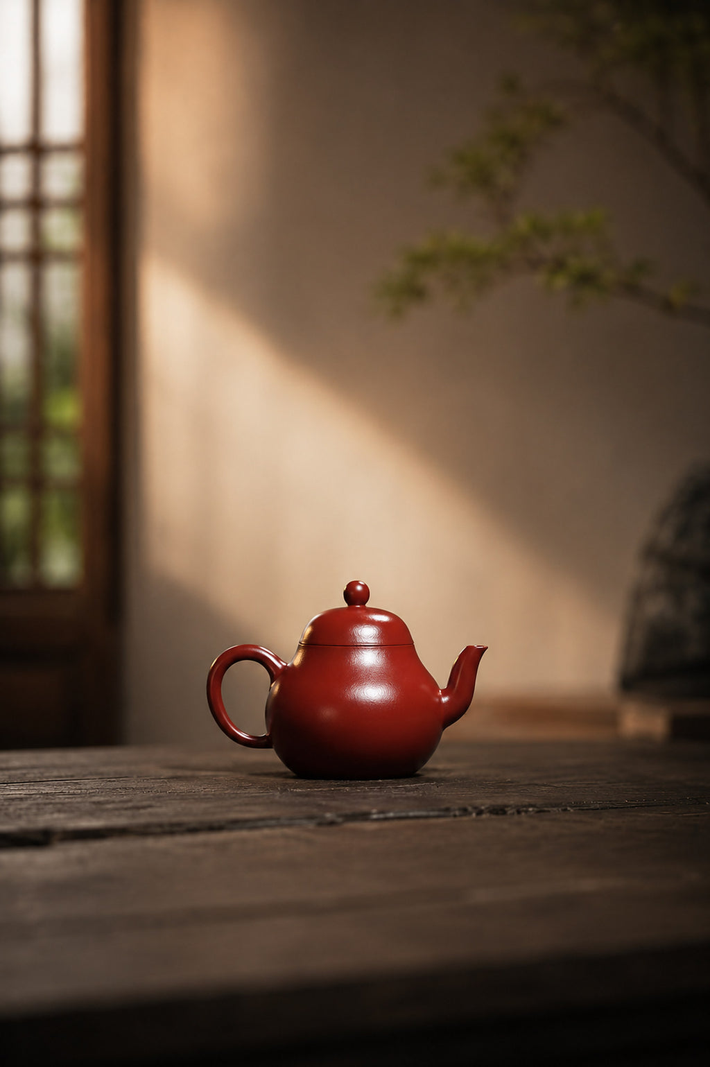 Product view 4 of 120ml Pear-Shaped zisha teapot in Zhuni Clay, No. 319