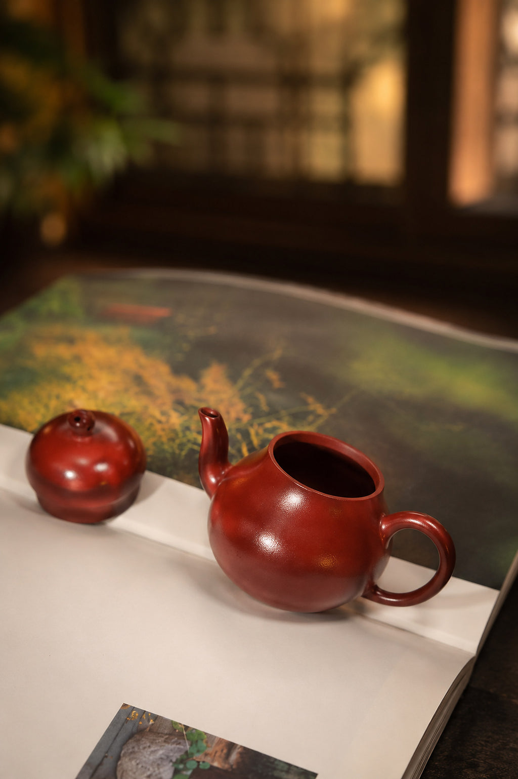 Product view 8 of 120ml Pear-Shaped zisha teapot in Zhuni Clay, No. 319