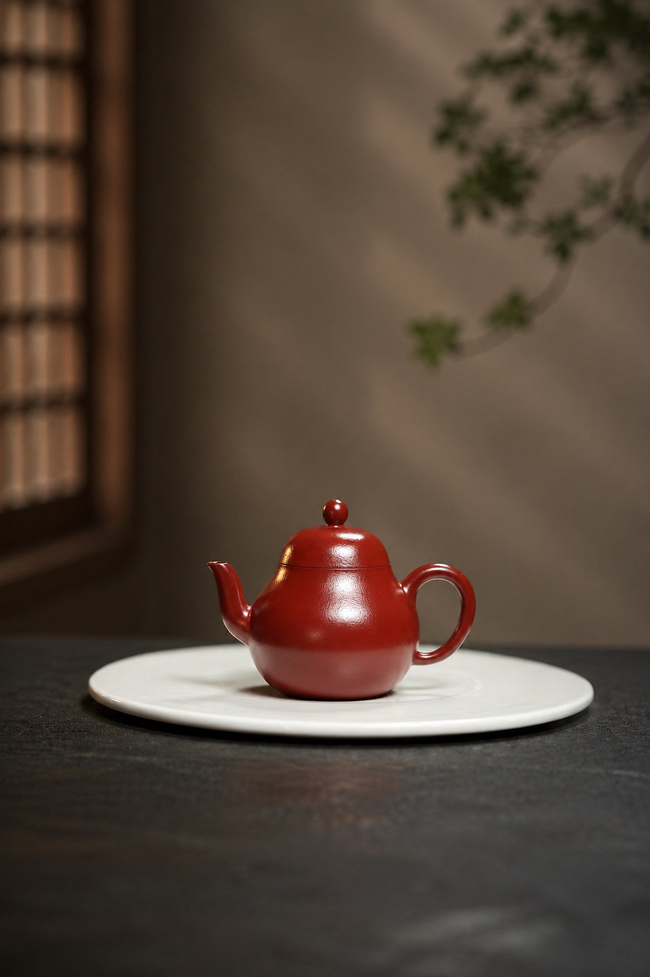 Product view 9 of 120ml Pear-Shaped zisha teapot in Zhuni Clay, No. 319