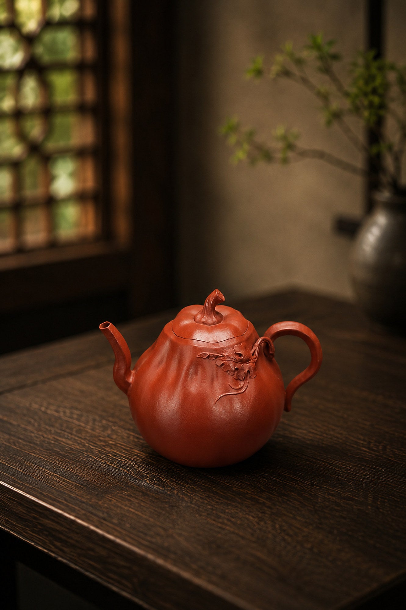 Product view 6 of 180ml Pumpkin Form zisha teapot in Zhuni Clay, No. 234
