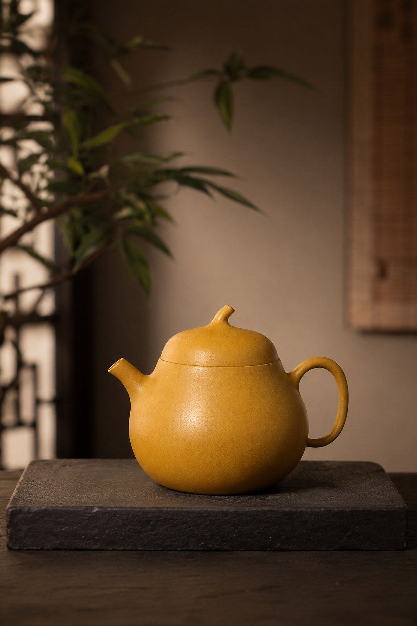 Product view 7 of 100ml Qie Gua zisha teapot in Golden Duanni Clay, No. 027