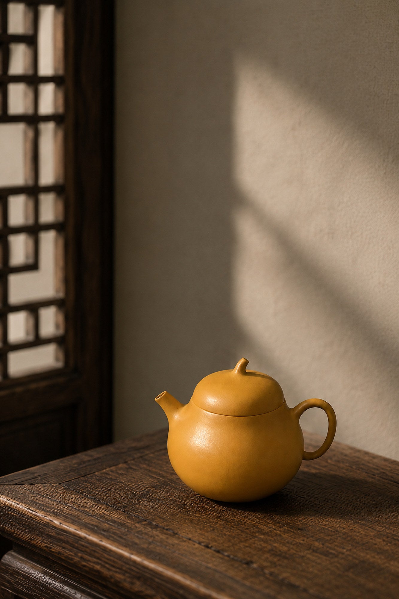 Product view 4 of 80ml Qie Gua zisha teapot in Golden Zhuni Clay, No. 025
