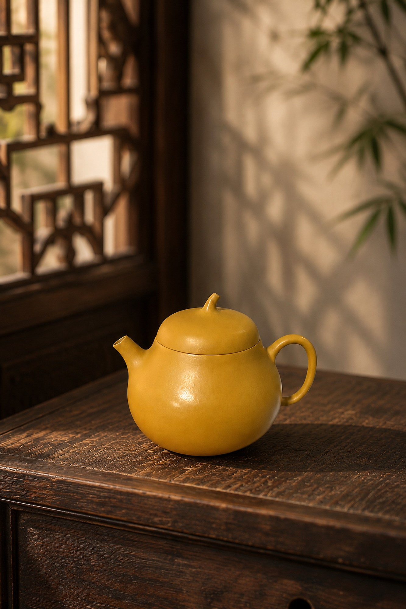 Product view 6 of 80ml Qie Gua zisha teapot in Golden Zhuni Clay, No. 025
