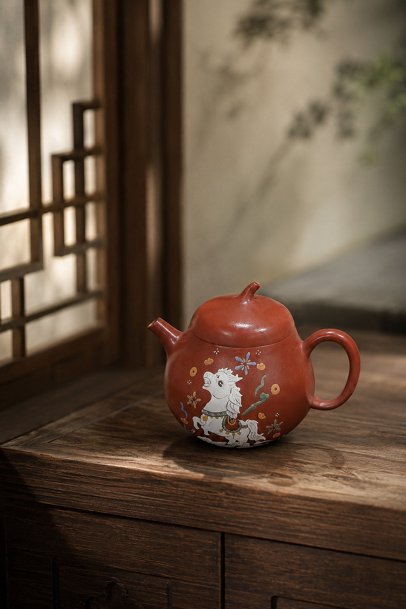 Product view 4 of 80ml Qie Gua zisha teapot in Zhuni Clay, No. 043