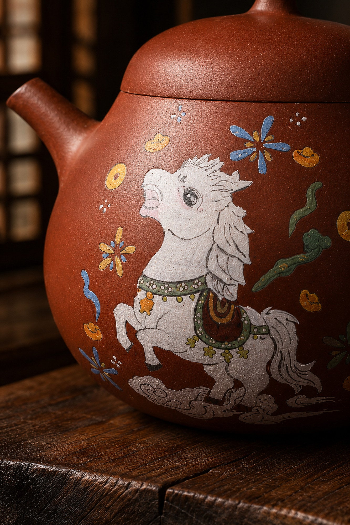 Product view 5 of 80ml Qie Gua zisha teapot in Zhuni Clay, No. 043