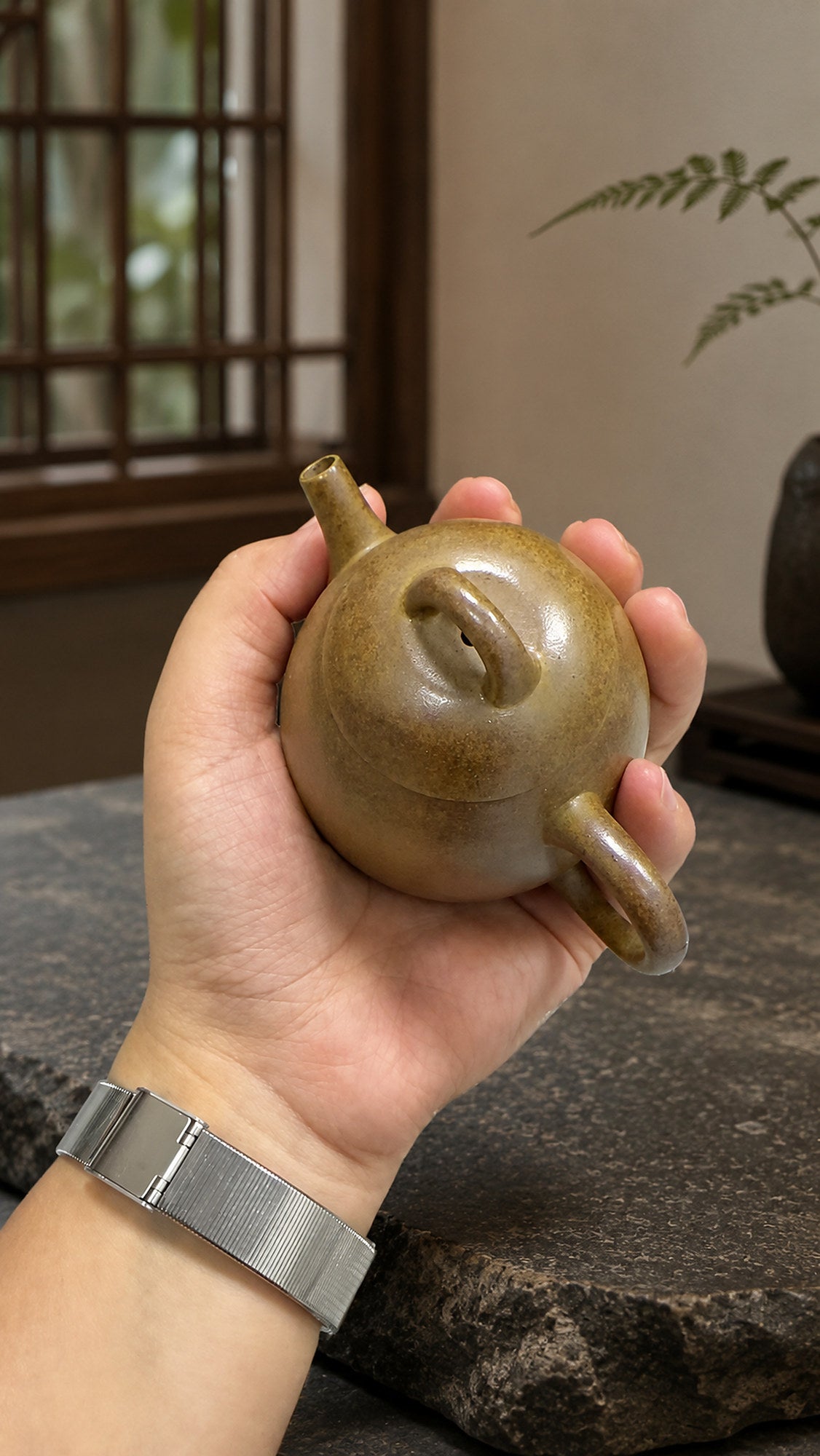 Product view 2 of 100ml Qinquan zisha teapot in Benshan Luni Clay, No. 054