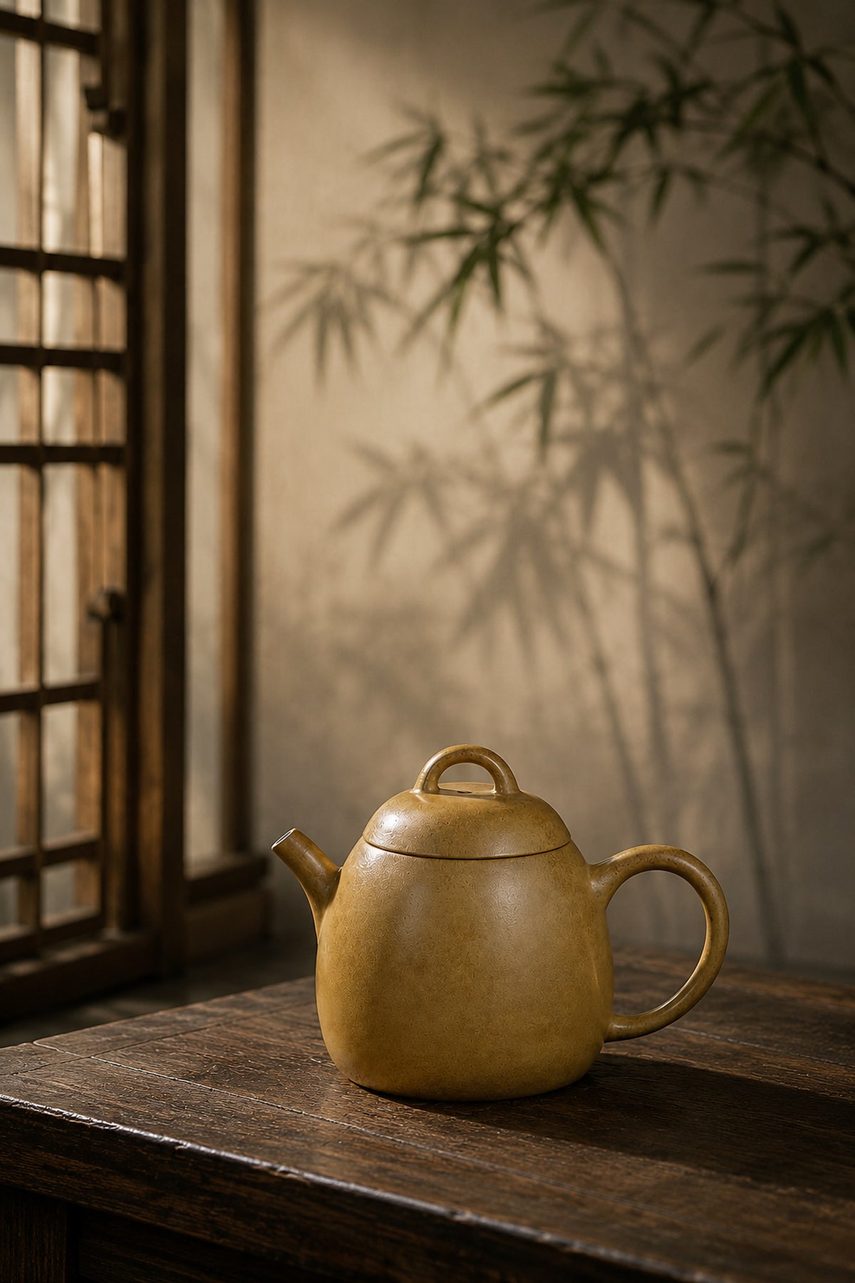 Benshan Luni Qinquan teapot, full side profile