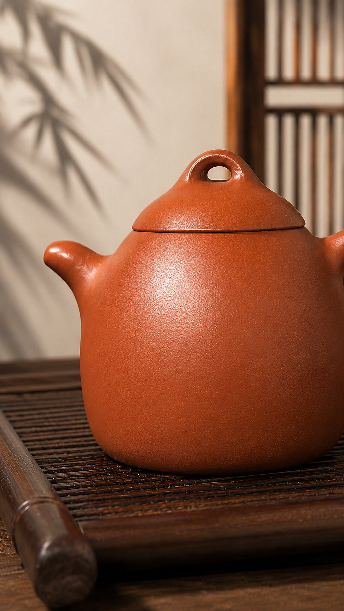 Product view 3 of 150ml Qinquan zisha teapot in Red Jiangponi Clay, No. 056