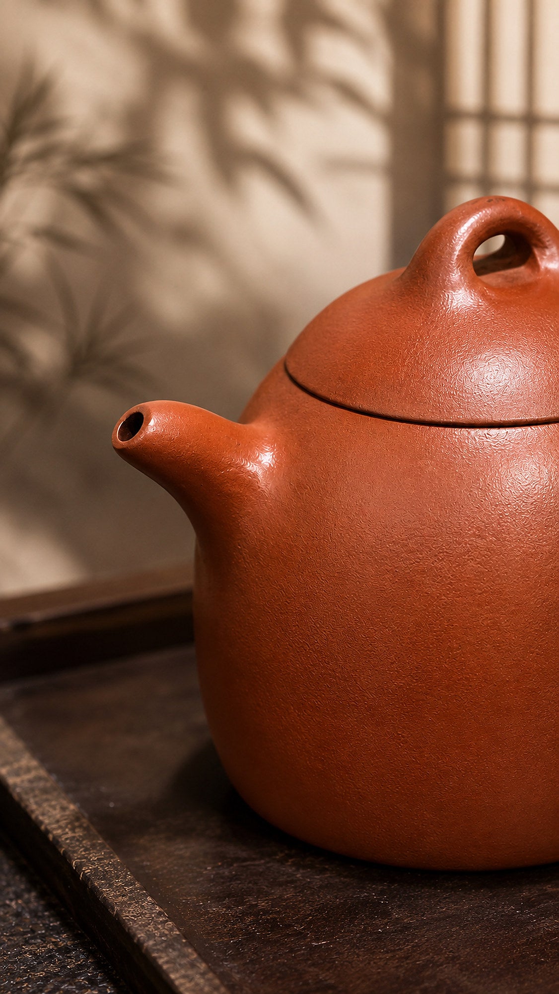 Product view 5 of 150ml Qinquan zisha teapot in Red Jiangponi Clay, No. 056
