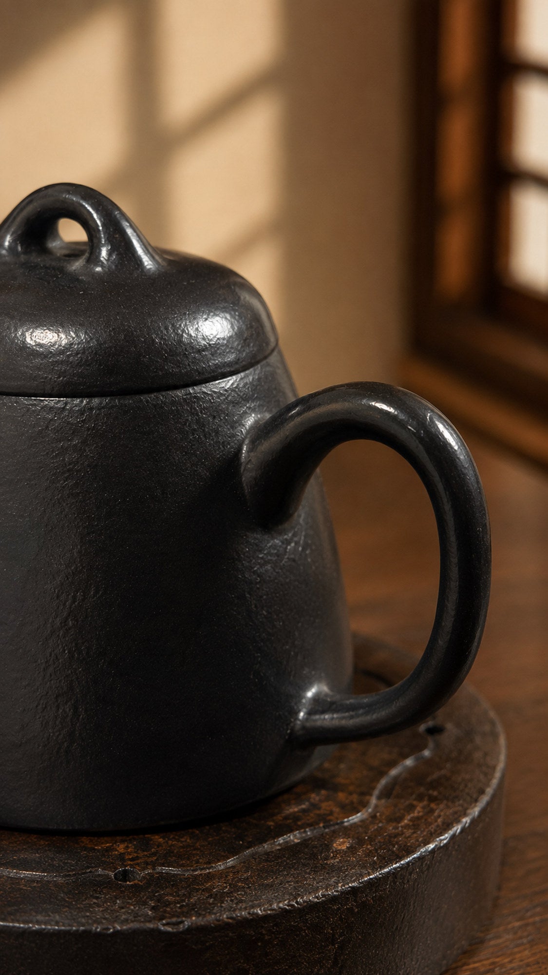 Product view 5 of 90ml Qinquan zisha teapot in Reduction-Fired Zhuni Clay, No. 207