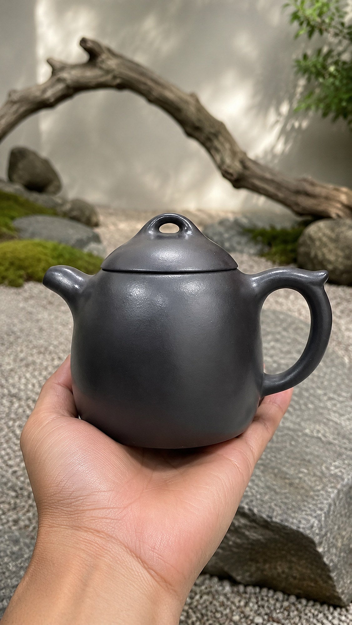 Product view 2 of 180ml Qinquan zisha teapot in Shihuang Clay, No. 112