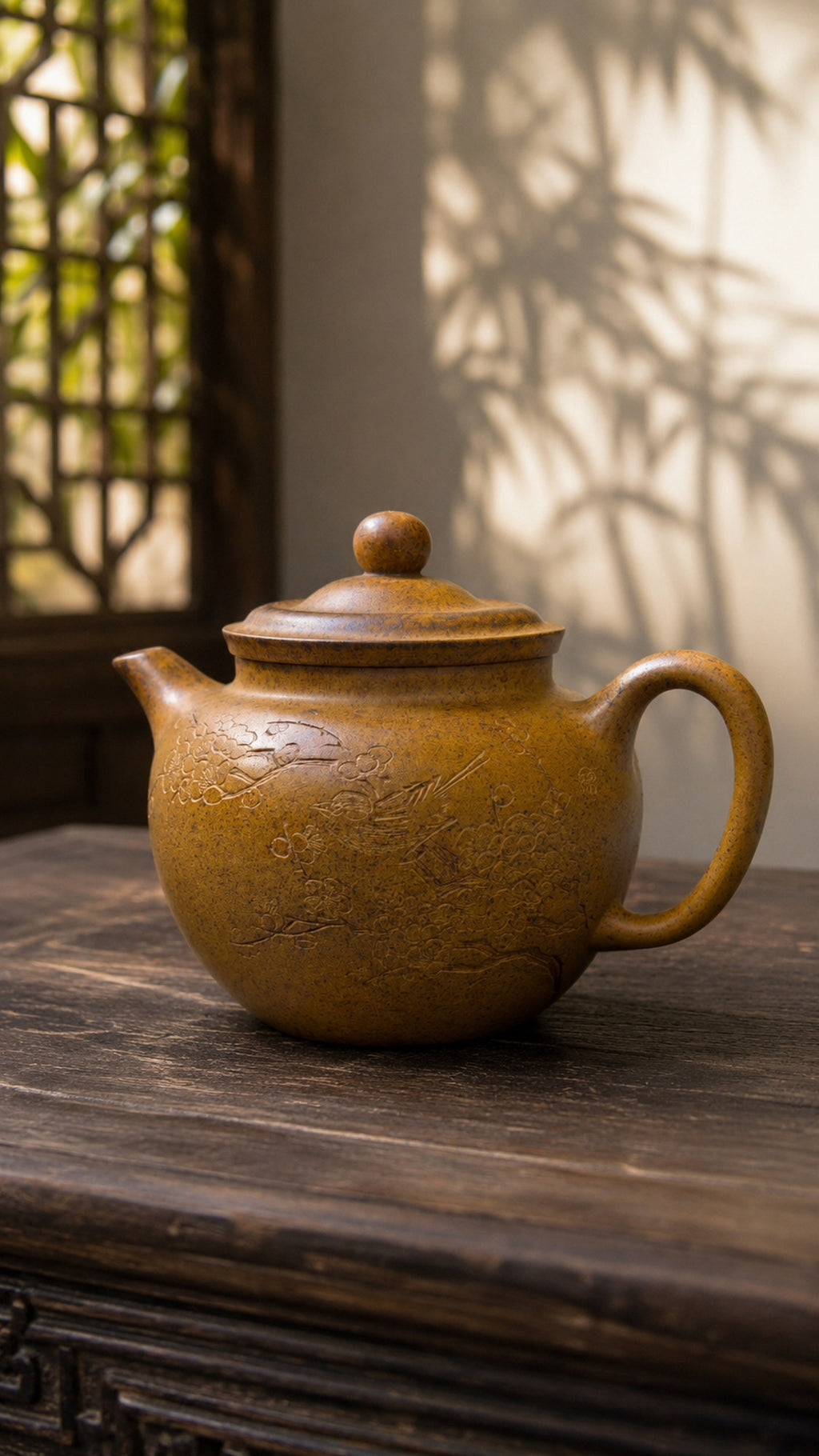 Product view 4 of 220ml Qiu Shui zisha teapot in Golden Duanni Clay, No. 185