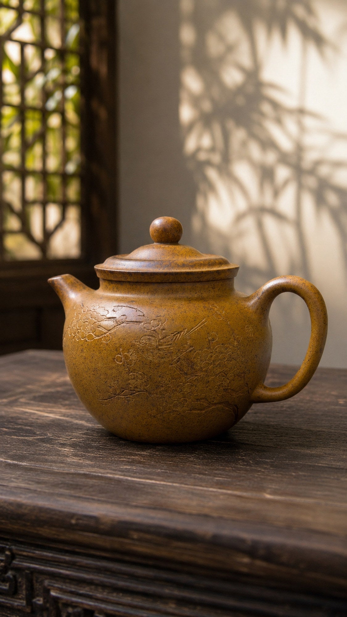 Product view 4 of 220ml Qiu Shui zisha teapot in Golden Duanni Clay, No. 185