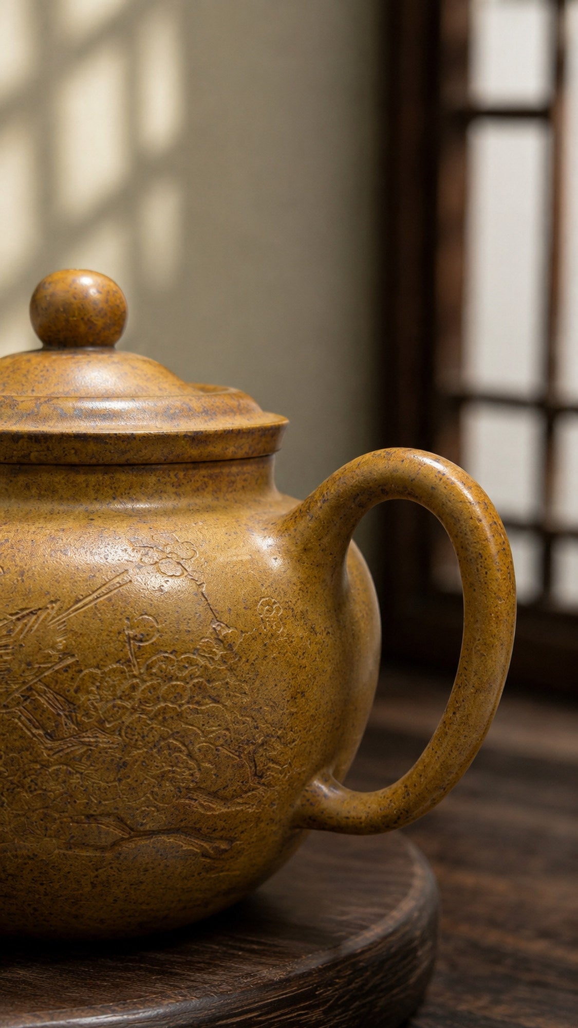 Product view 5 of 220ml Qiu Shui zisha teapot in Golden Duanni Clay, No. 185