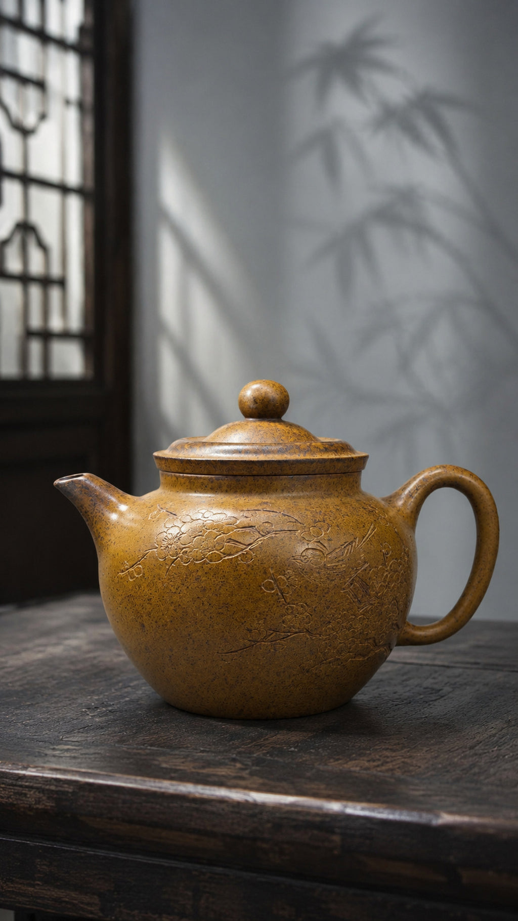 Product view 6 of 220ml Qiu Shui zisha teapot in Golden Duanni Clay, No. 185