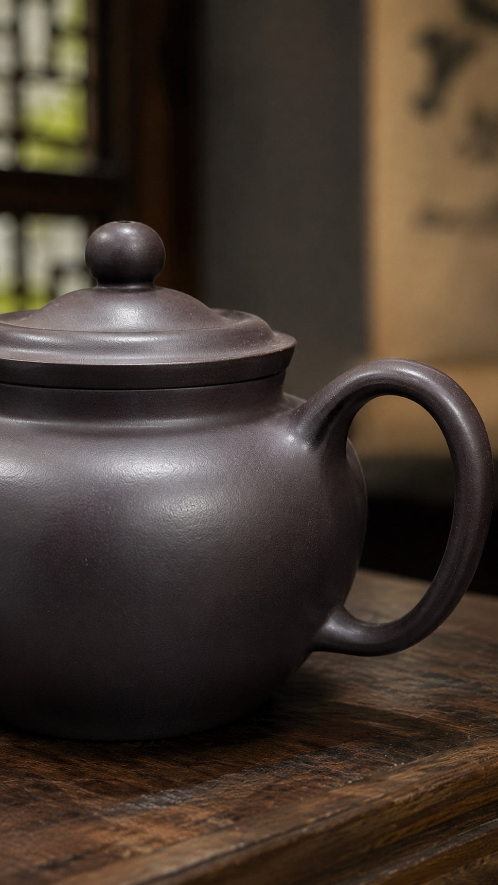 Product view 5 of 240ml Qiu Shui zisha teapot in Hei Duntou Clay, No. 138
