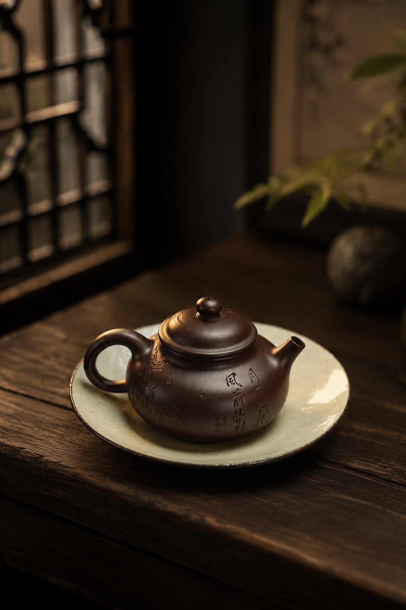 Product view 2 of 150ml Rongtian zisha teapot in Aged Zini Clay, No. 429