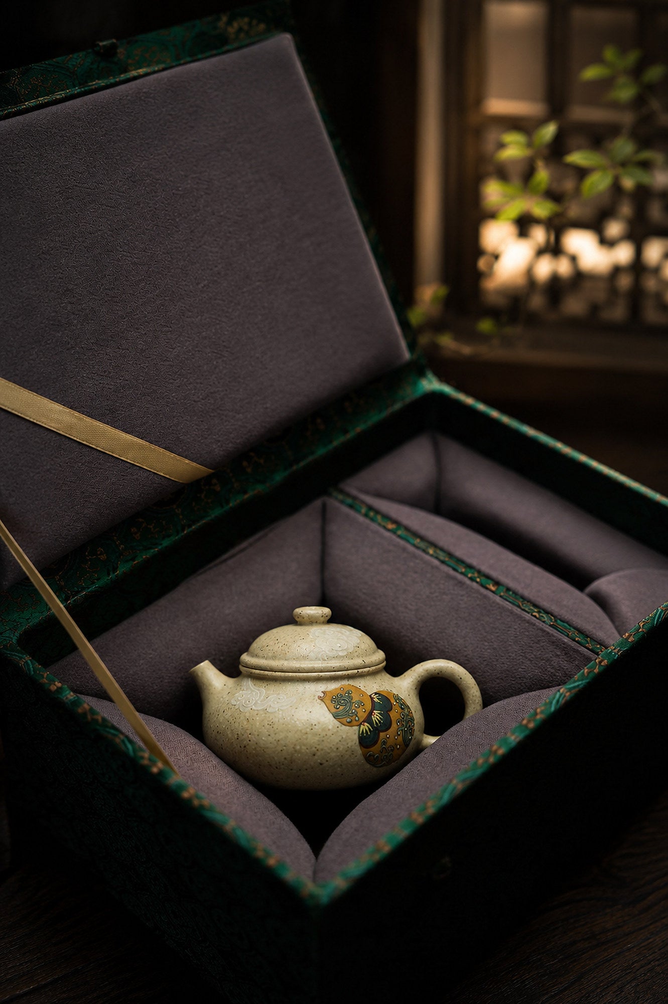 Product view 4 of 100ml Rongtian zisha teapot in Baiyu Duanni Clay, No. 421