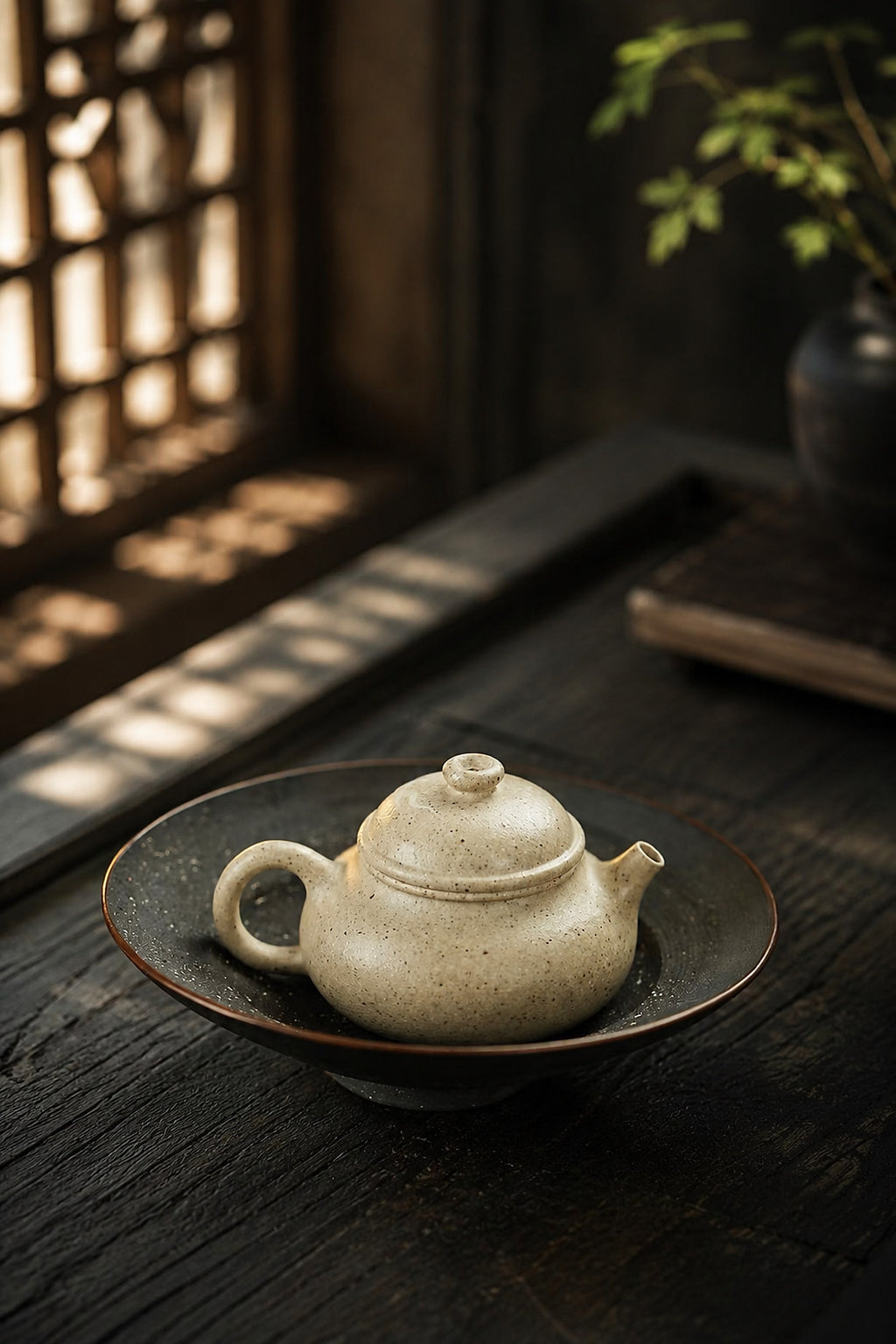 Product view 6 of 100ml Rongtian zisha teapot in Baiyu Duanni Clay, No. 421