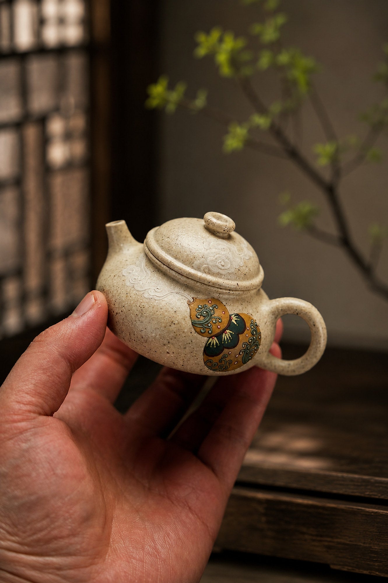 Product view 7 of 100ml Rongtian zisha teapot in Baiyu Duanni Clay, No. 421