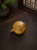 Product view 1 of 90ml Rongtian zisha teapot in Golden Duanni Clay, No. 251