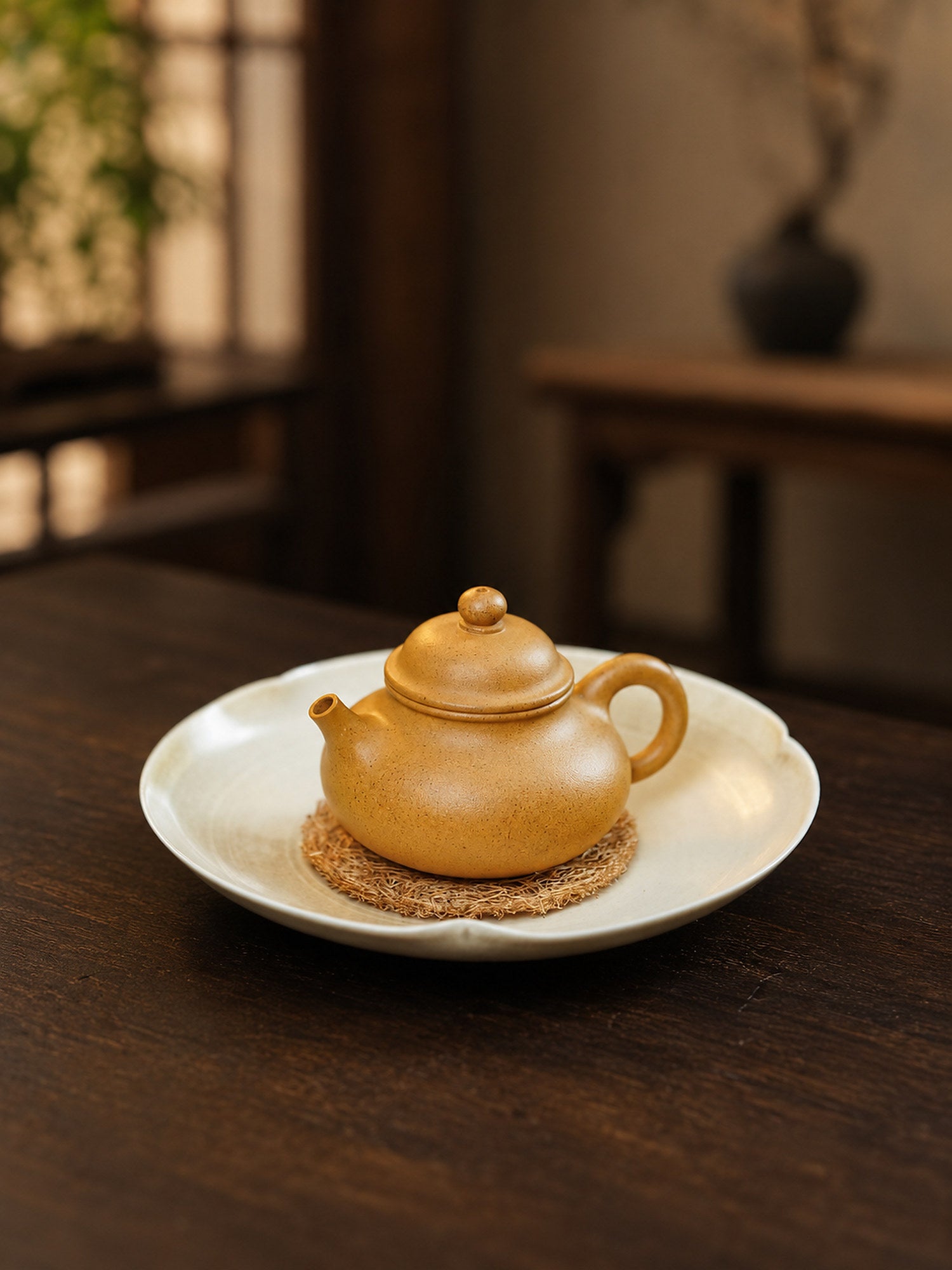 Product view 3 of 90ml Rongtian zisha teapot in Golden Duanni Clay, No. 251