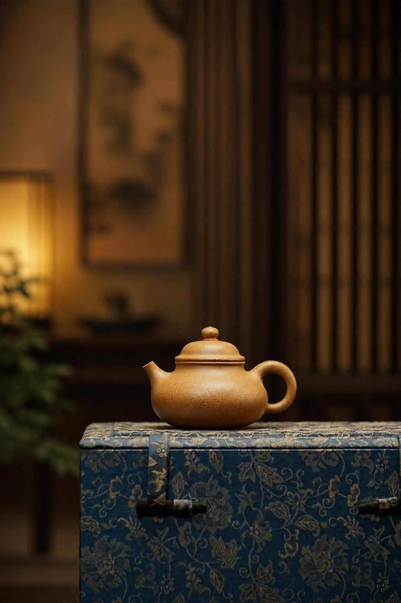Product view 4 of 90ml Rongtian zisha teapot in Golden Duanni Clay, No. 251