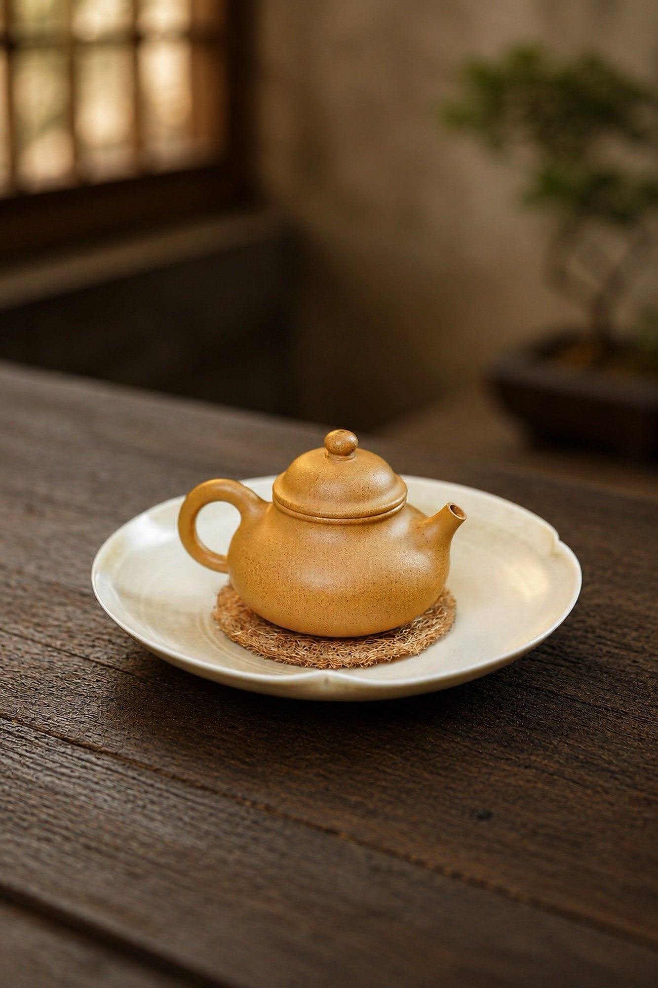 Product view 5 of 90ml Rongtian zisha teapot in Golden Duanni Clay, No. 251