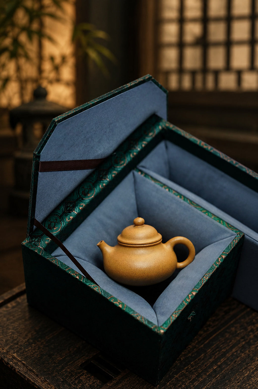 Product view 6 of 90ml Rongtian zisha teapot in Golden Duanni Clay, No. 251