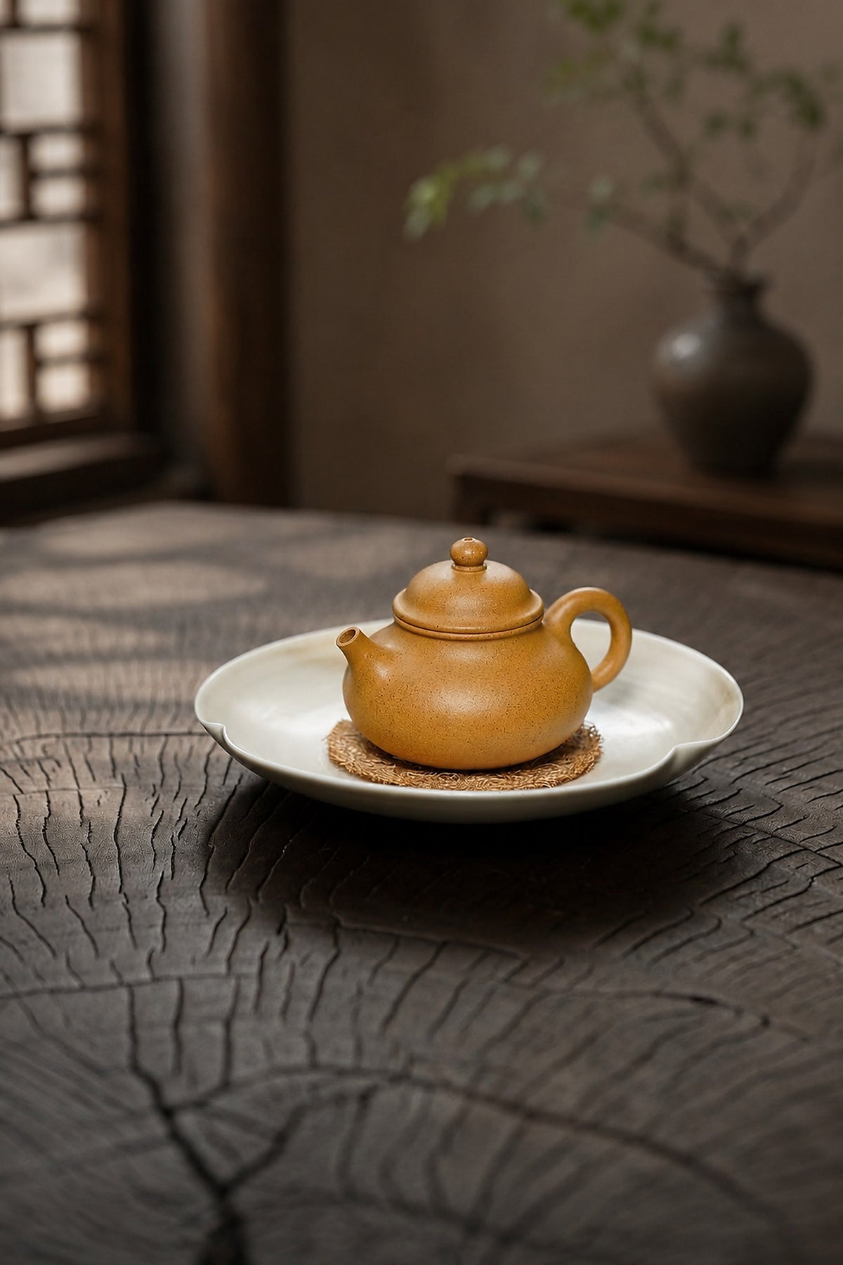 Product view 7 of 90ml Rongtian zisha teapot in Golden Duanni Clay, No. 251