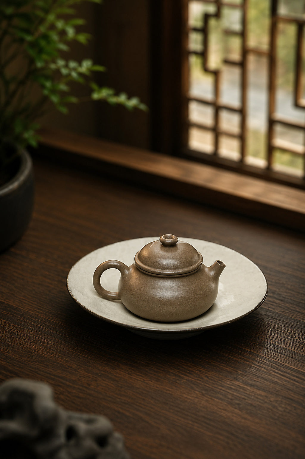 Product view 1 of 100ml Rongtian zisha teapot in Qing Jiangponi Clay, No. 225