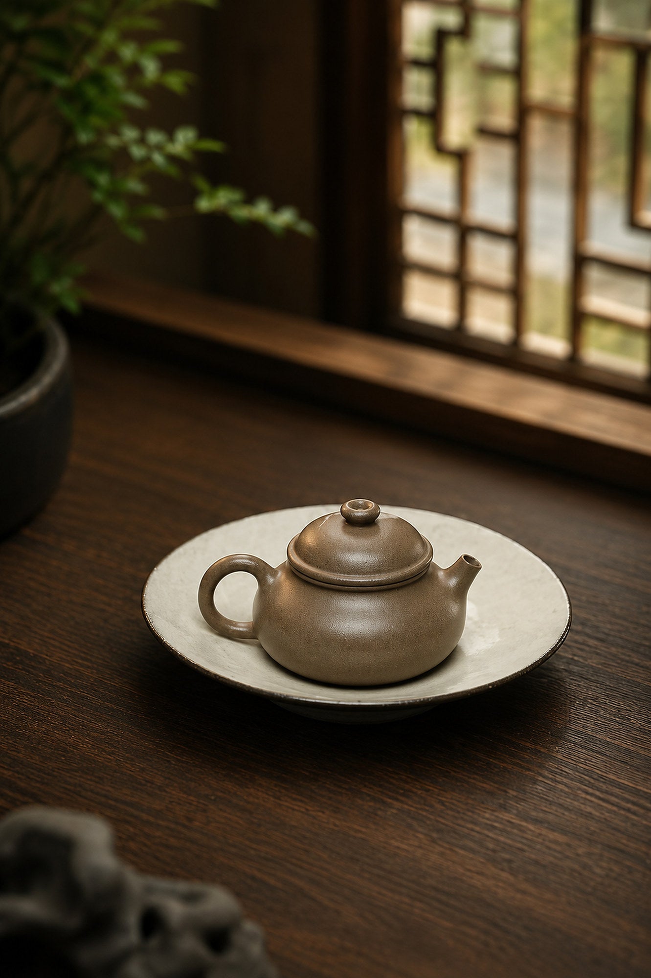 Product view 1 of 100ml Rongtian zisha teapot in Qing Jiangponi Clay, No. 225