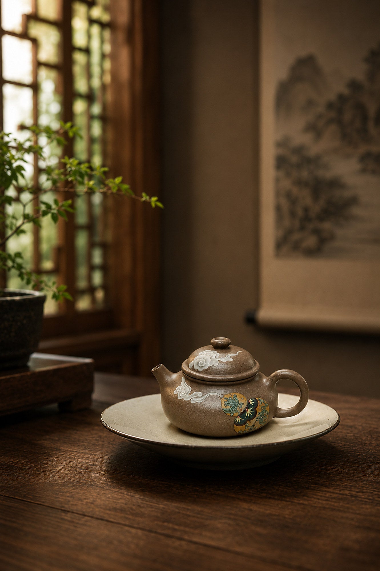 Product view 4 of 100ml Rongtian zisha teapot in Qing Jiangponi Clay, No. 225