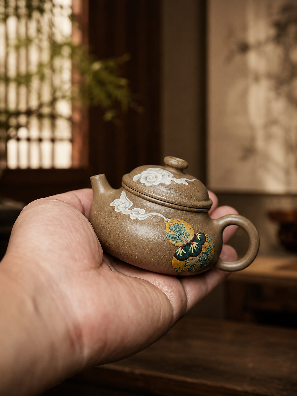 Product view 6 of 100ml Rongtian zisha teapot in Qing Jiangponi Clay, No. 225