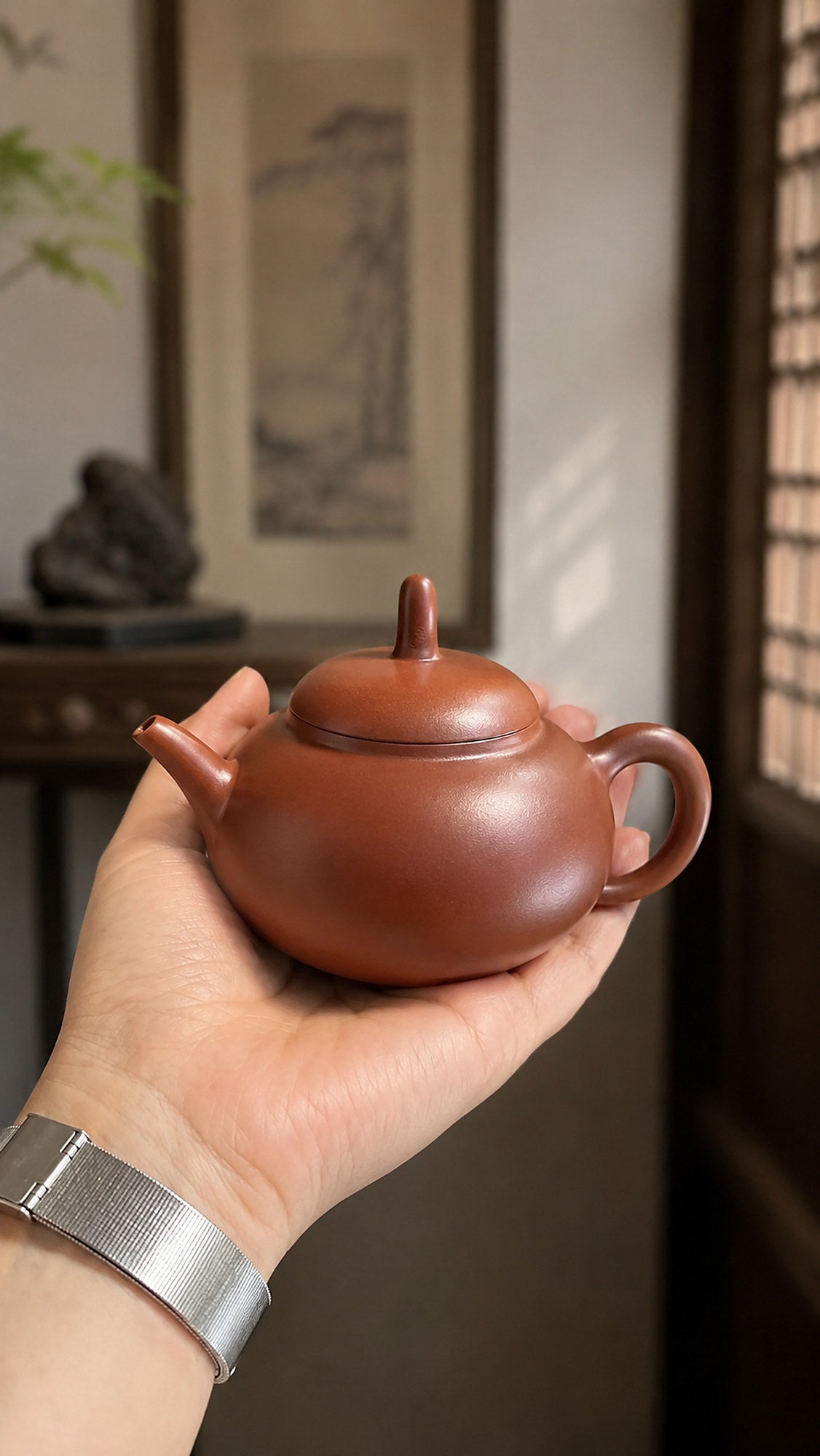 Product view 2 of 60ml Rongtian zisha teapot in Zhuni Clay, No. 036