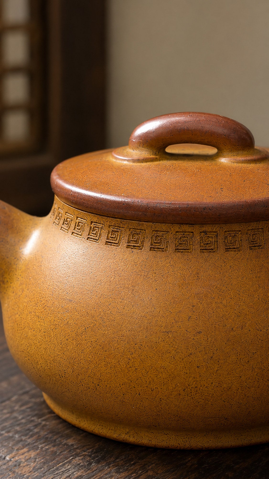 Product view 3 of 160ml Ru Xiang zisha teapot in Golden Duanni Clay, No. 176