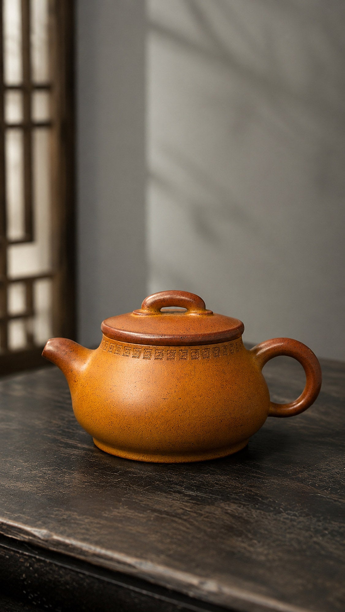 Product view 4 of 160ml Ru Xiang zisha teapot in Golden Duanni Clay, No. 176