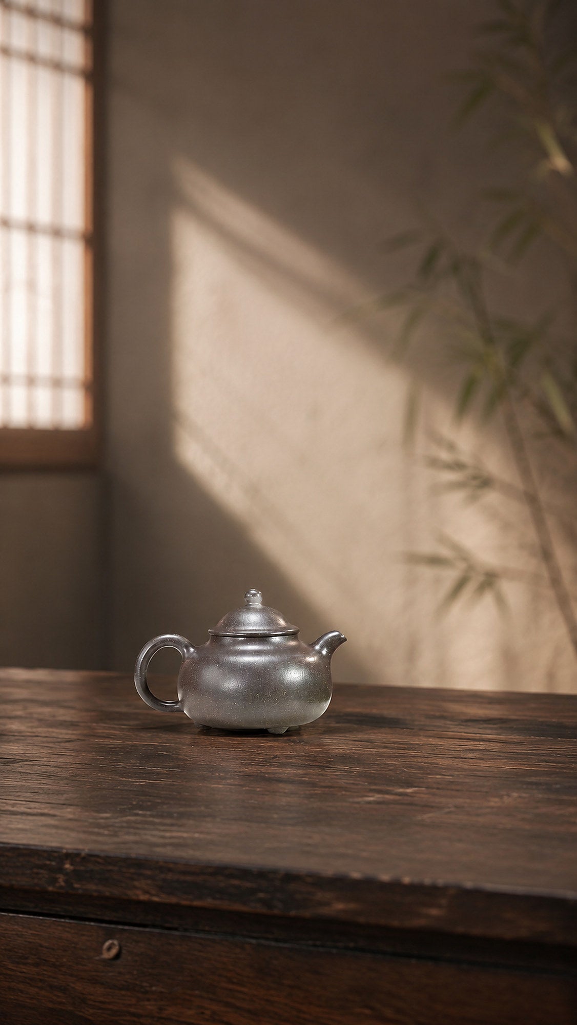 Product view 1 of 150ml San Zu Ru Ding zisha teapot in Tianqingni Clay, No. 354